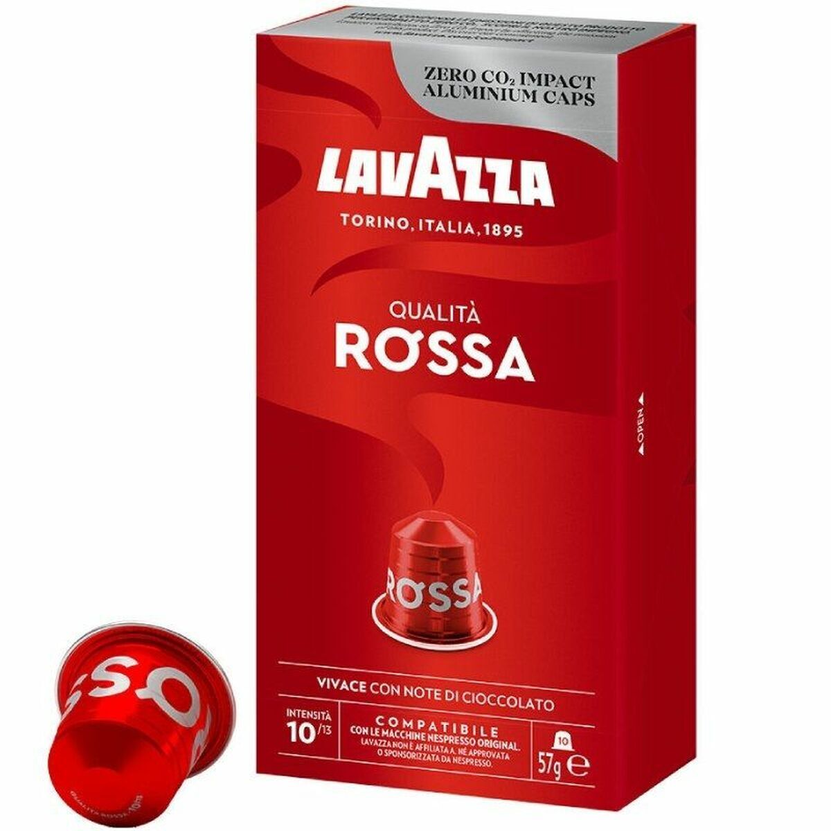 Cápsulas de Café Lavazza Qualitá Rossa 10 Piezas (10 Unidades) (2)