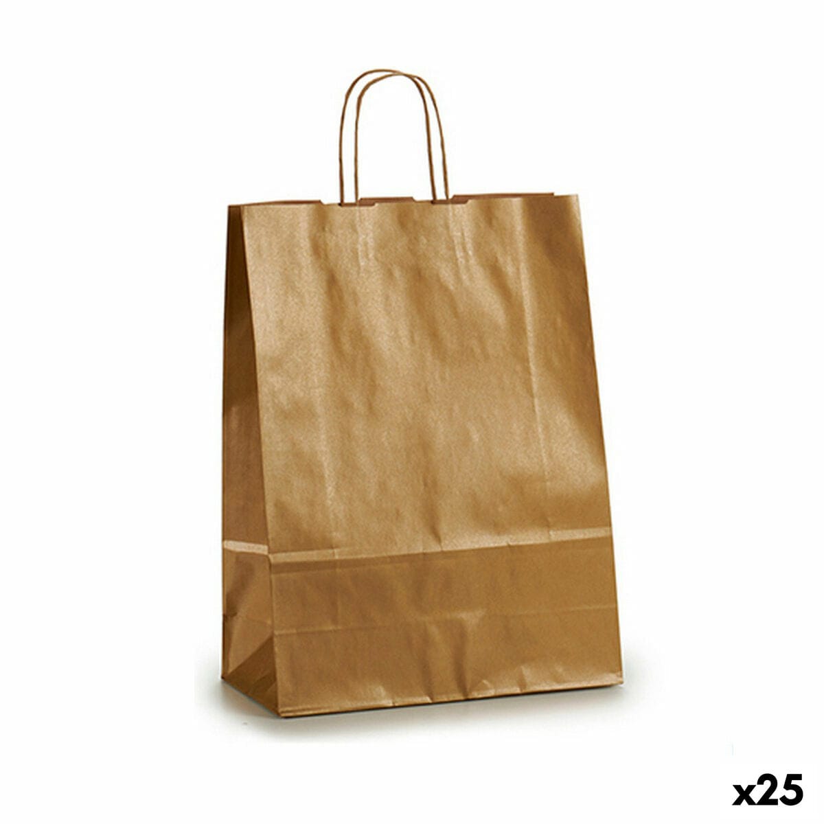 Bolsa de Papel Pincello Dorado 32 x 50 x 0,2 cm 32 x 50 x 0,5 cm (25 Unidades)