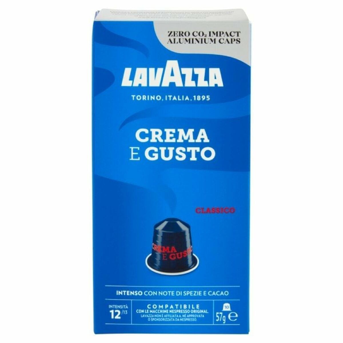 Cápsulas de Café Lavazza Crema (10 Unidades)