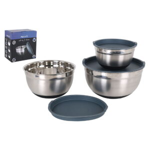 Set de Cuencos Percutti PERCUTTI Silicona 300 ml 3 Piezas 3 Unidades (3 Unidades)