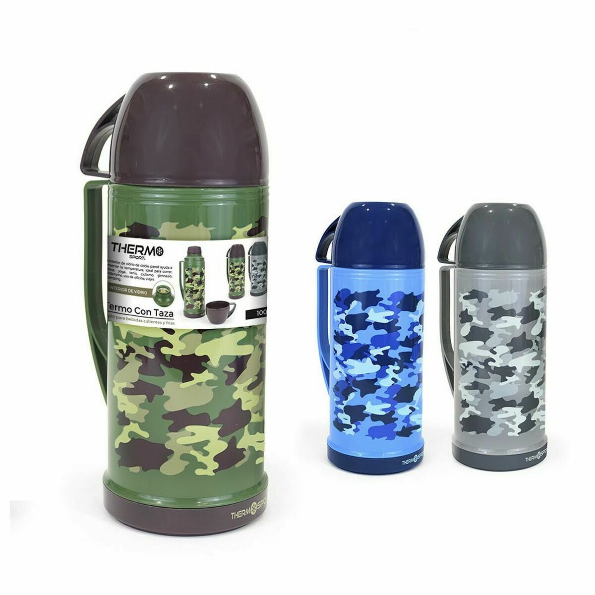 Termo de Viaje ThermoSport Multicolor 12 Unidades