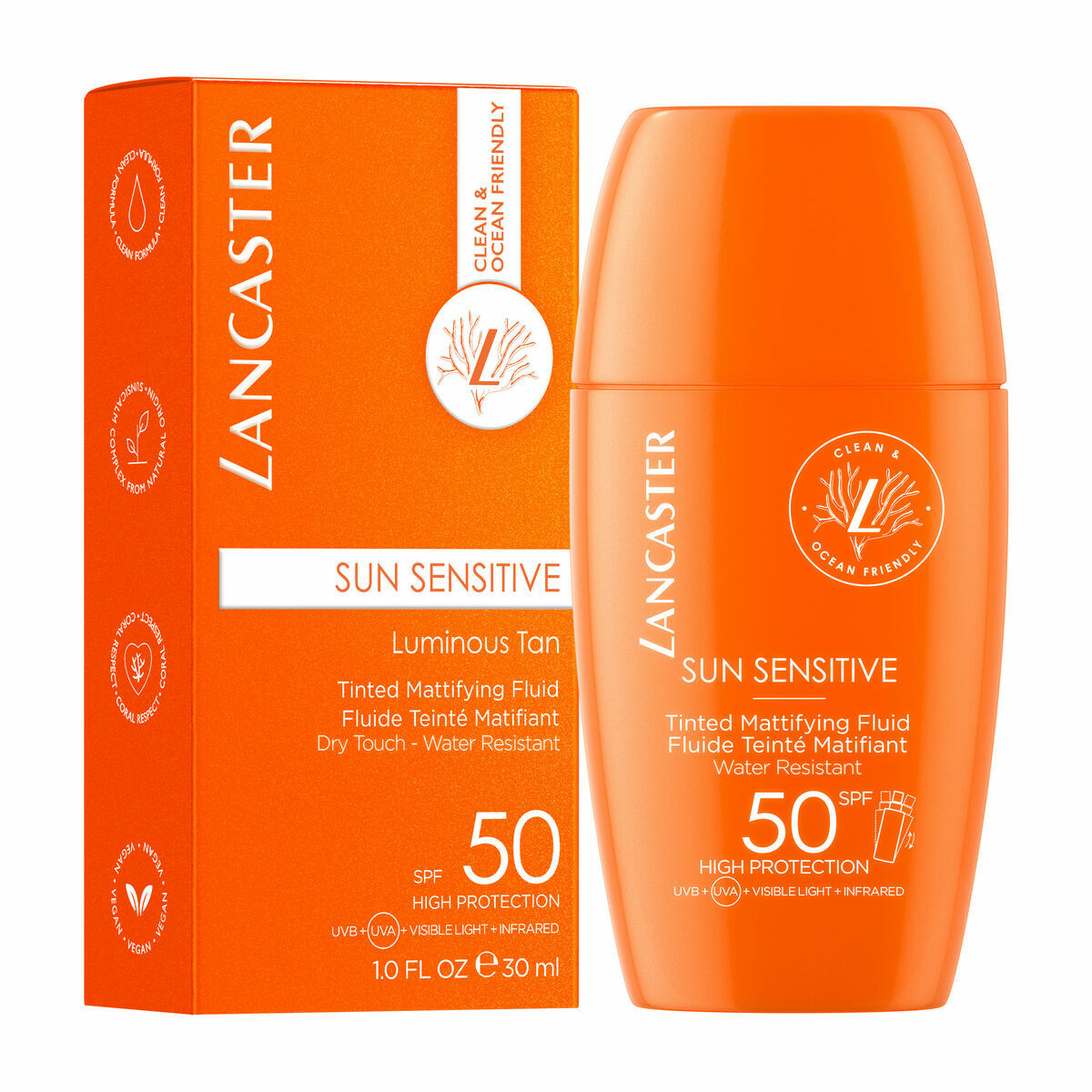 Protector Solar Lancaster SUN SENSITIVE Spf 50 30 ml - Imagen 2