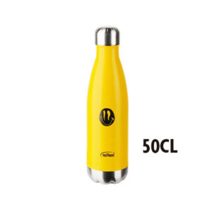 Botella Térmica de Acero Inoxidable Inoxibar Smiley 500 ml Beige