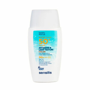 Protector Solar con Color Sensilis Antiaging Light Texture Color Spf 50+ 40 ml