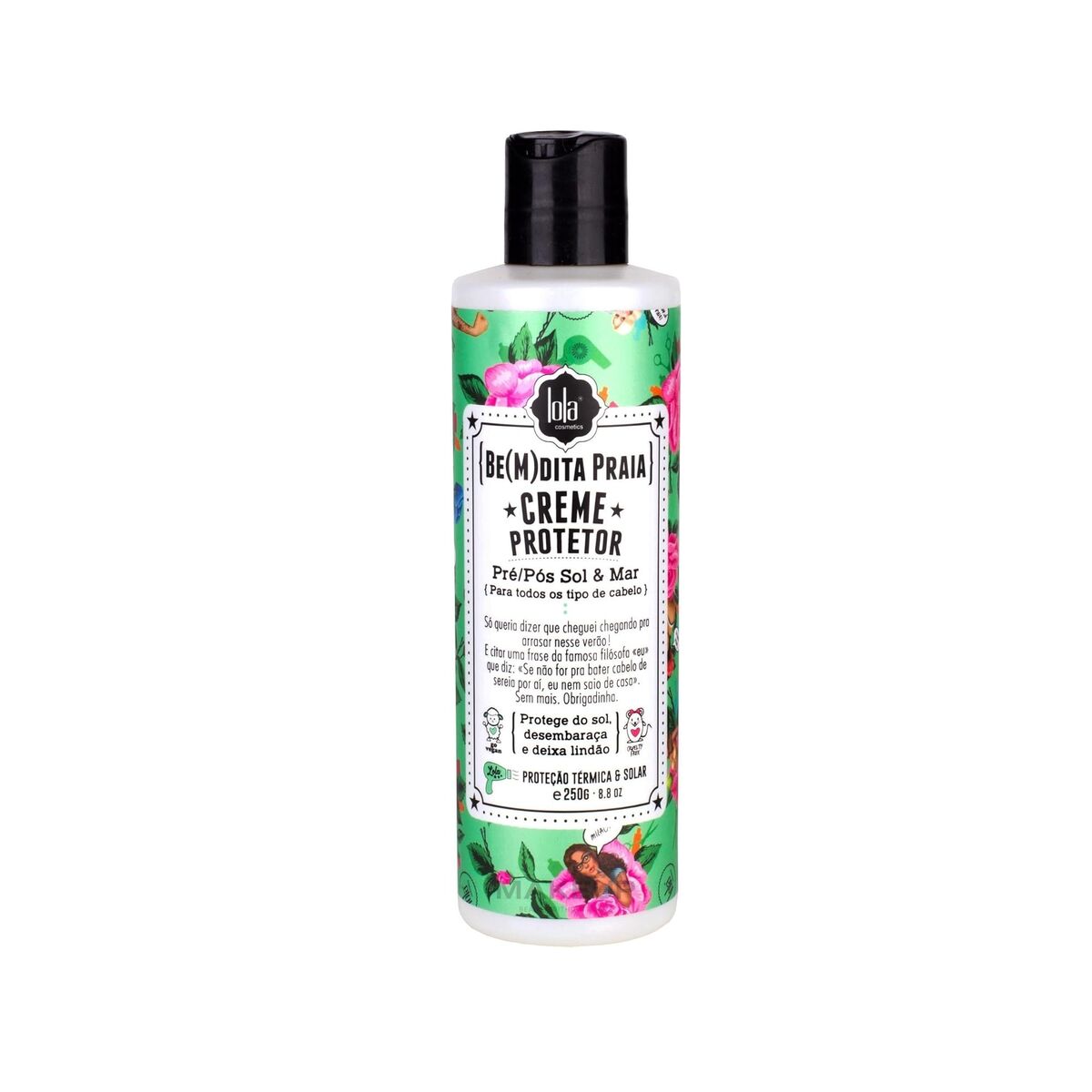 Protector Solar para el Cabello Lola Cosmetics Be(M)Dita Praia 230 g