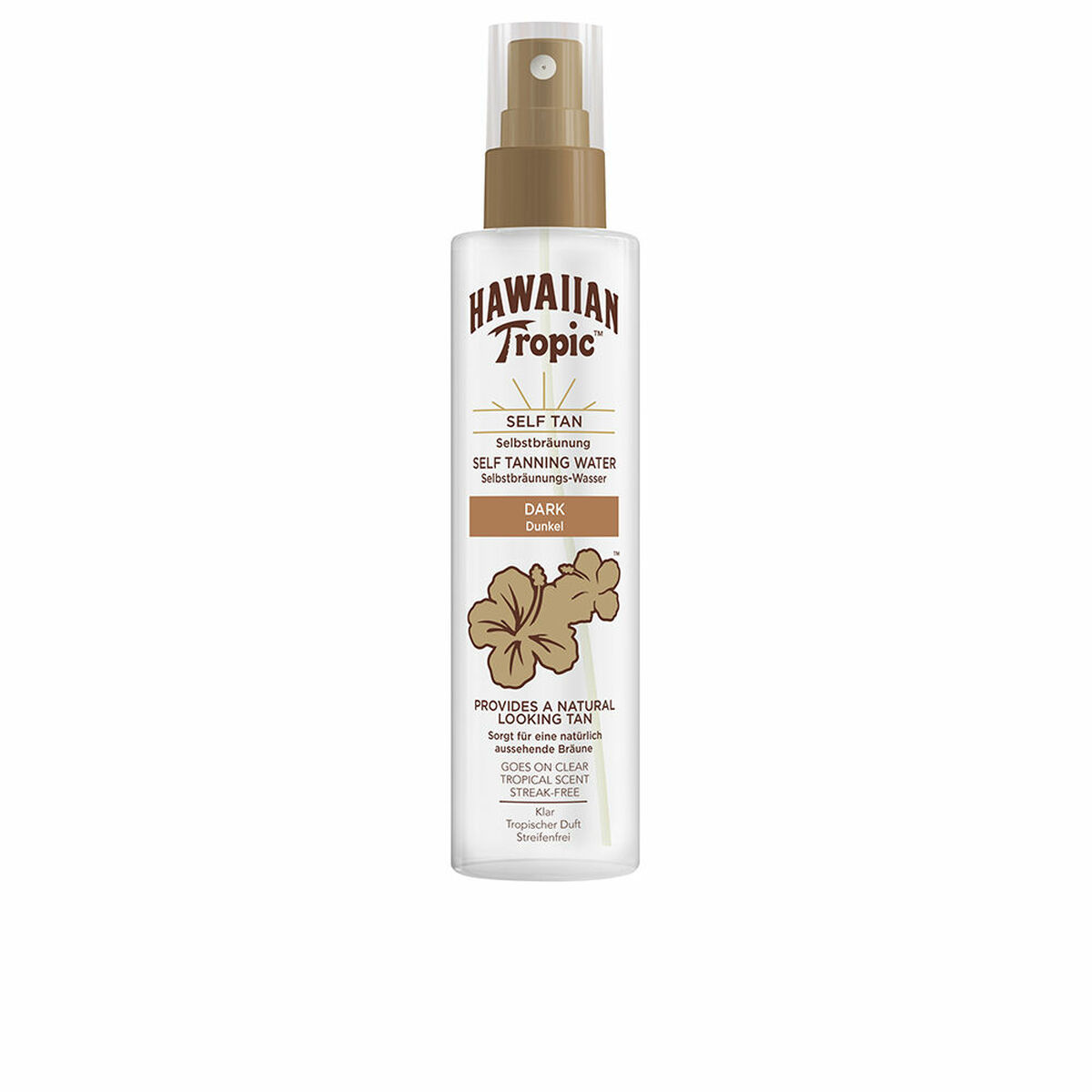 Spray Autobronceador Hawaiian Tropic Agua Autobronceadora Dark 190 ml